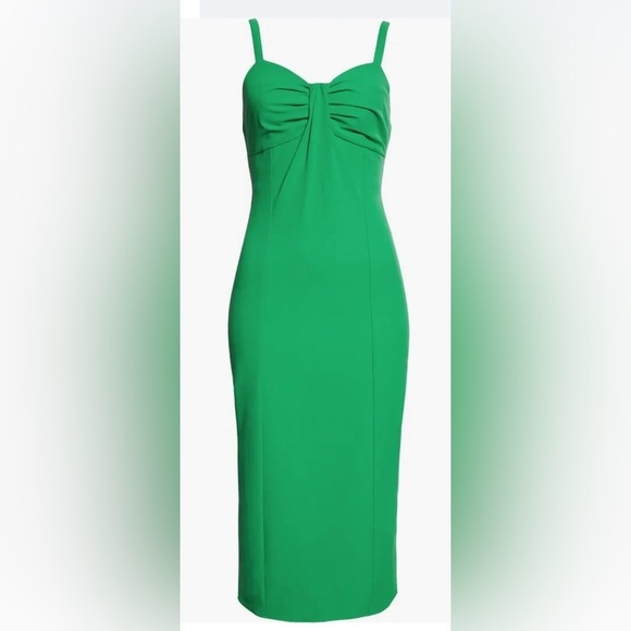 cinq a sept NWT MIDI ERICA DRESS Green SZ 0 ✨🔥🔥 - Picture 5 of 9